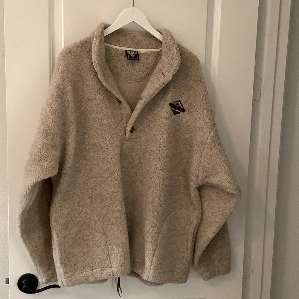 Men’s Heavy Pull Over Fleece Jacket